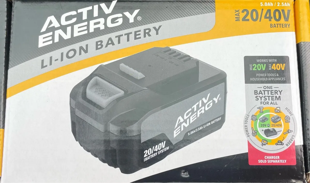 Activ Energy 20V 5Ah Rechargeable Battery BrandNew