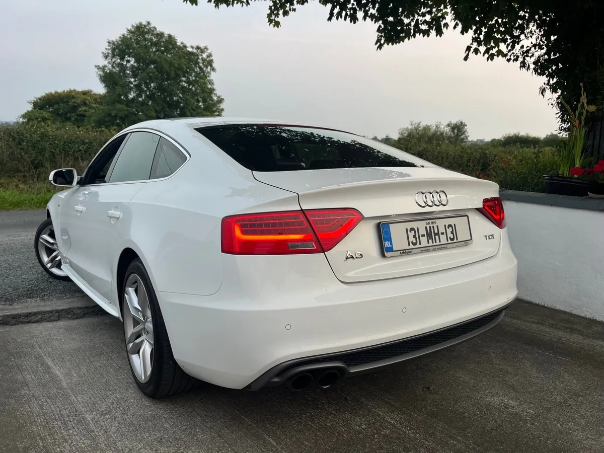 131 Audi A5 Sportback S-Line 2.0 TDI Ibis White - Image 3