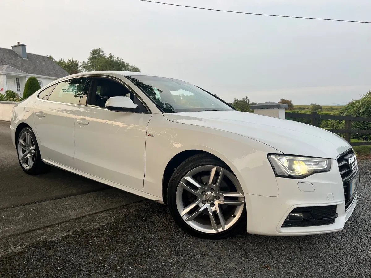 131 Audi A5 Sportback S-Line 2.0 TDI Ibis White - Image 4