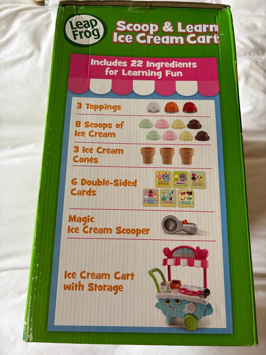 Leap Frog Scoop and Learn Ice Cream Cart - Image 4