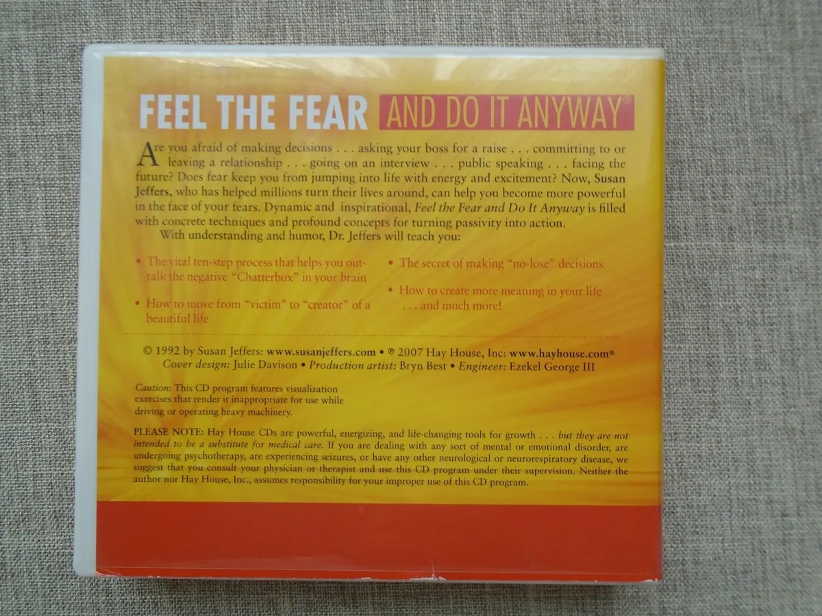 Feel the Fear...Audio book set, Cd, Non fiction - Image 2