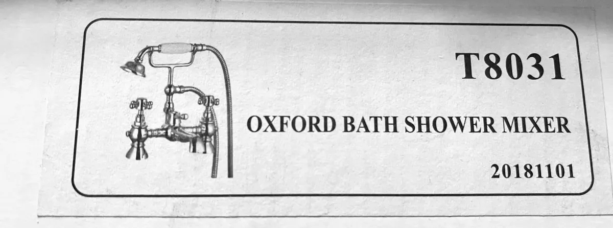 BATH TAPS & SHOWER, NEW - Image 2