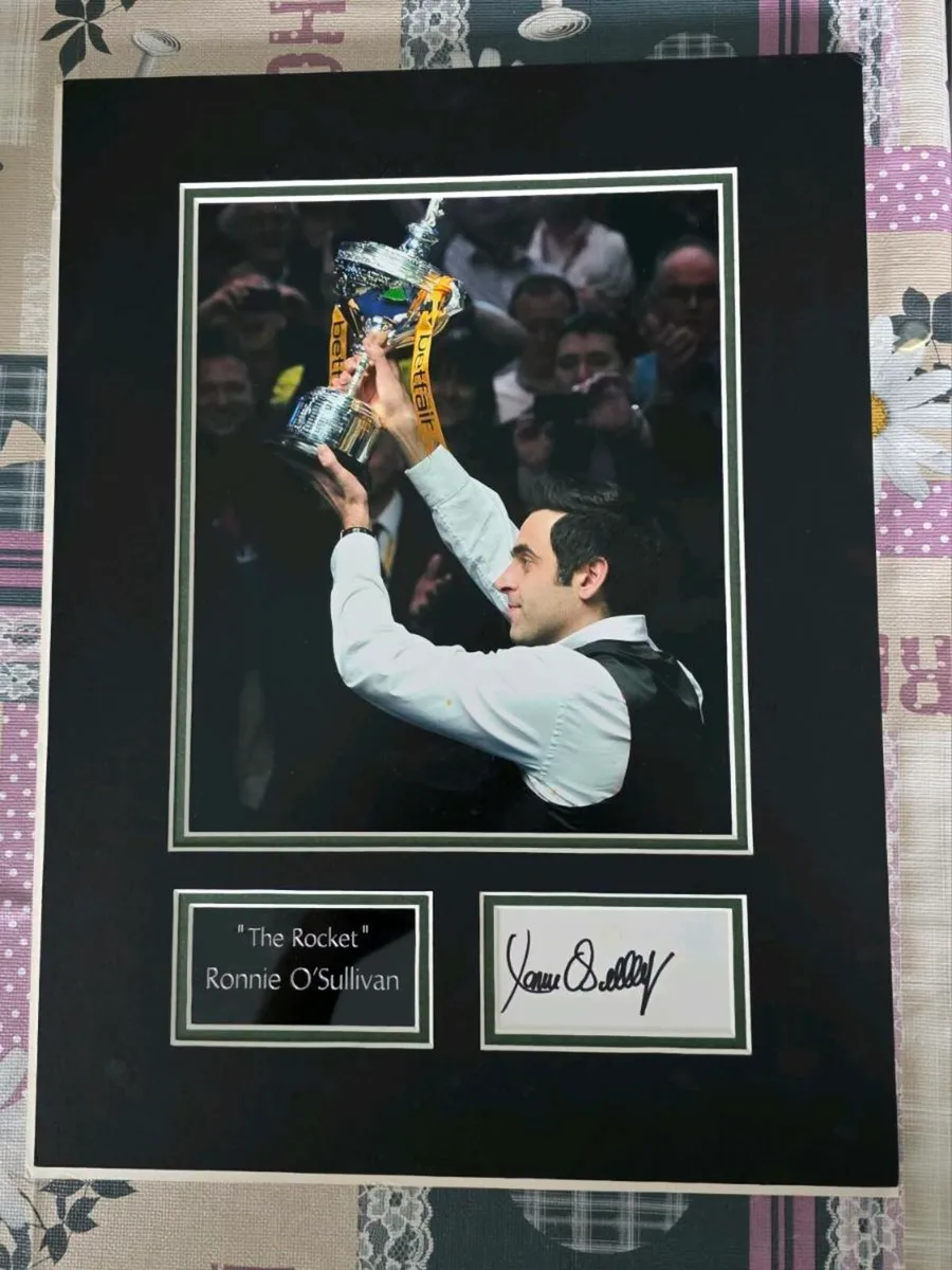 Ronnie O Sullivan Signed