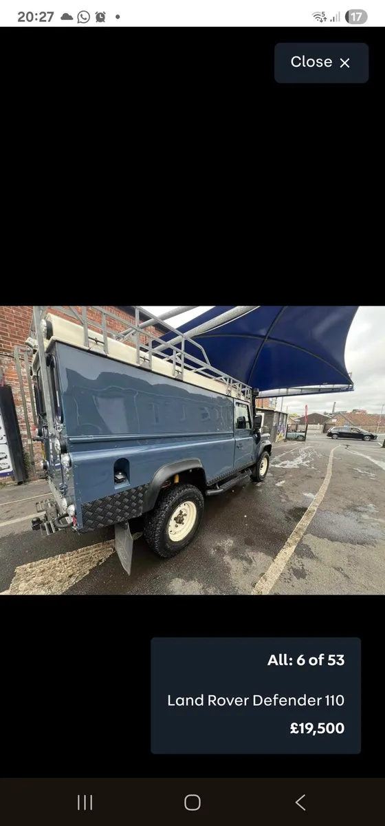 Galvanised Roof Rack / Ladder - Image 1