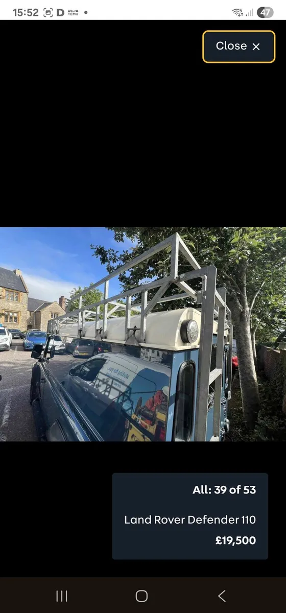 Galvanised Roof Rack / Ladder - Image 3