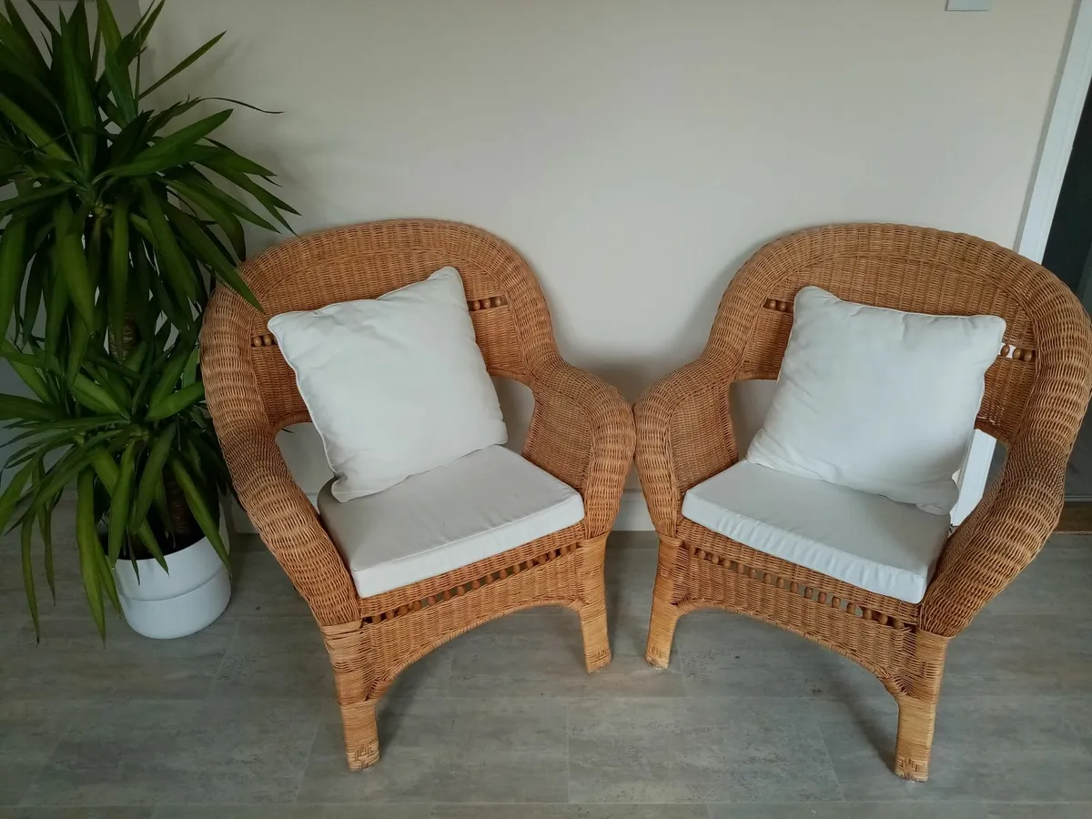 Wicker Chairs - Image 1