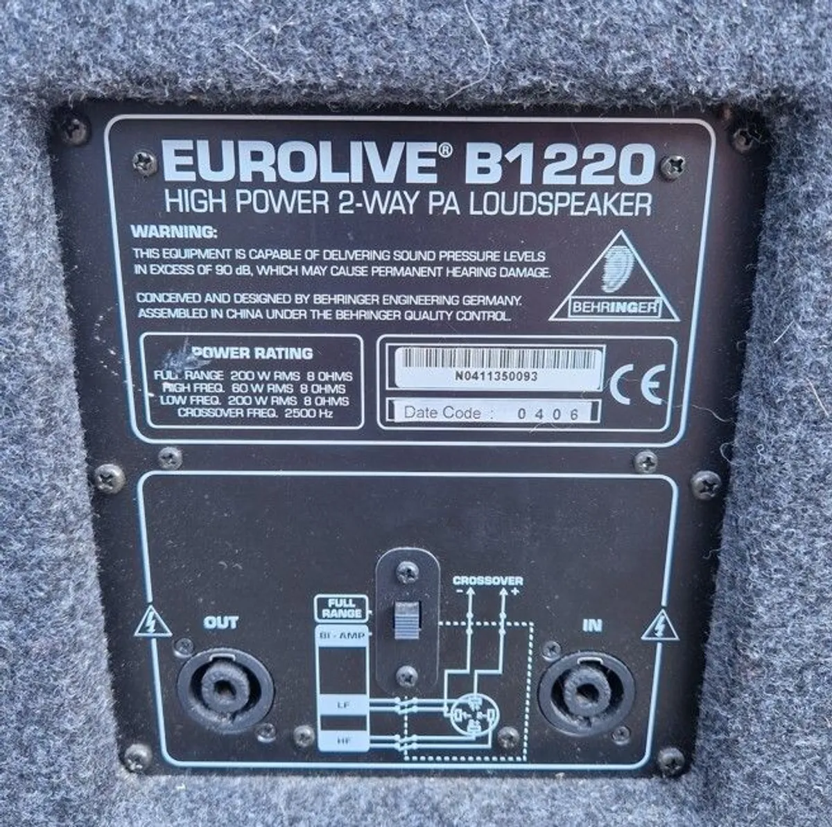 Behringer PA speakers - Image 2