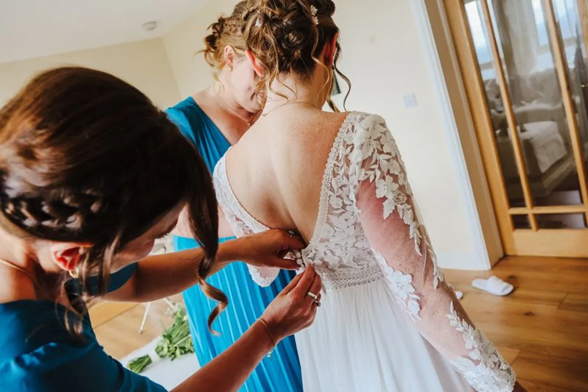 Boho Style Wedding Dress - Image 3