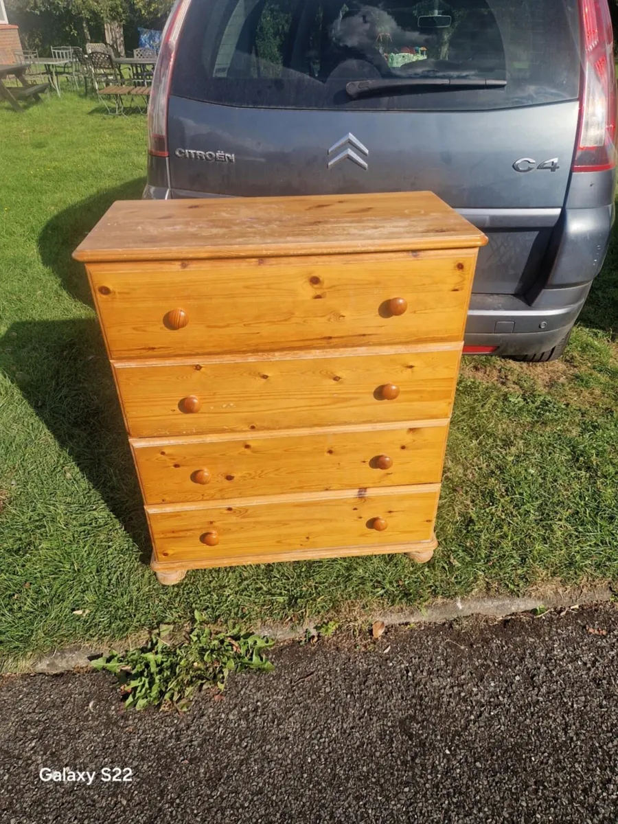 Chest of drawer wooden - Image 3