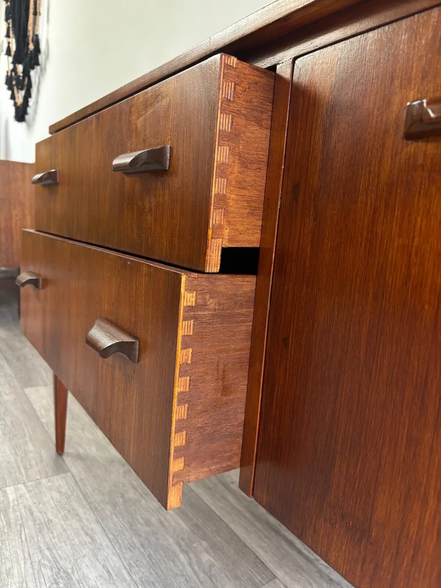 Mid Century Petite Sideboard Dresser - Image 4