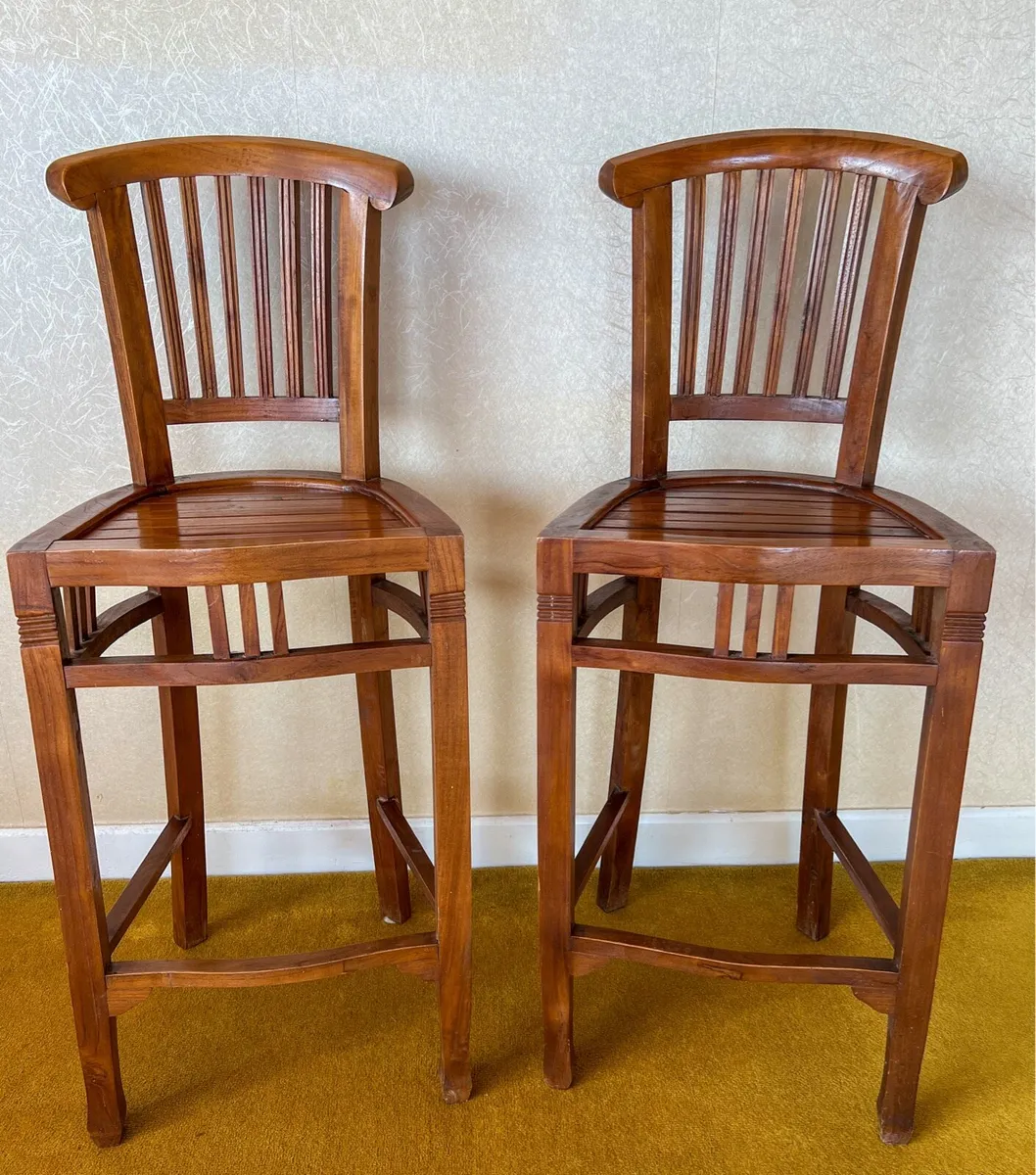 Set of 2 Kitchen - Bar Stools - Image 1