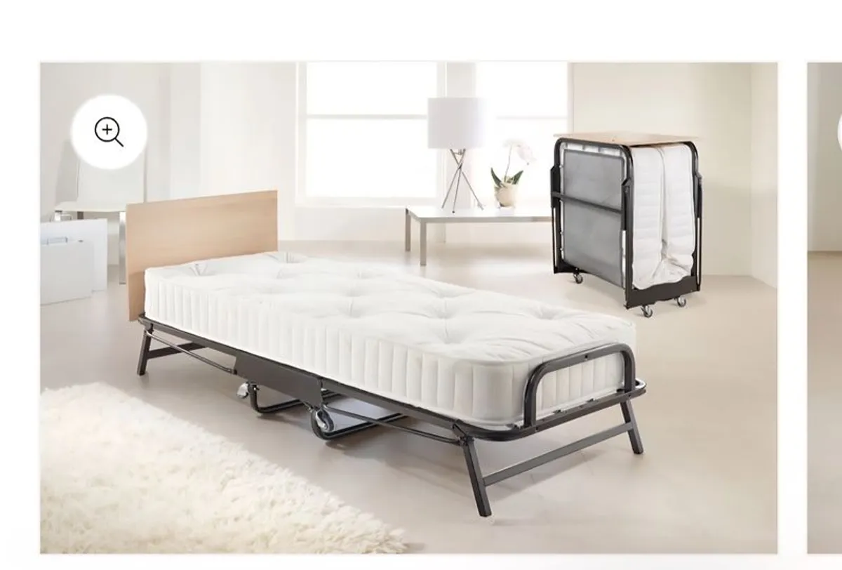 Folding Bed with Mattress - Single