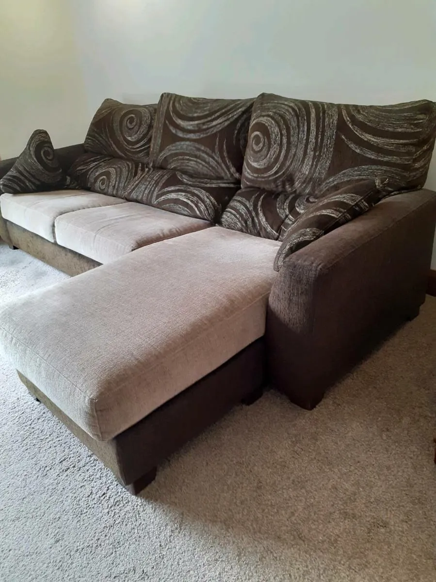 Chaise fabric sofa - Image 2