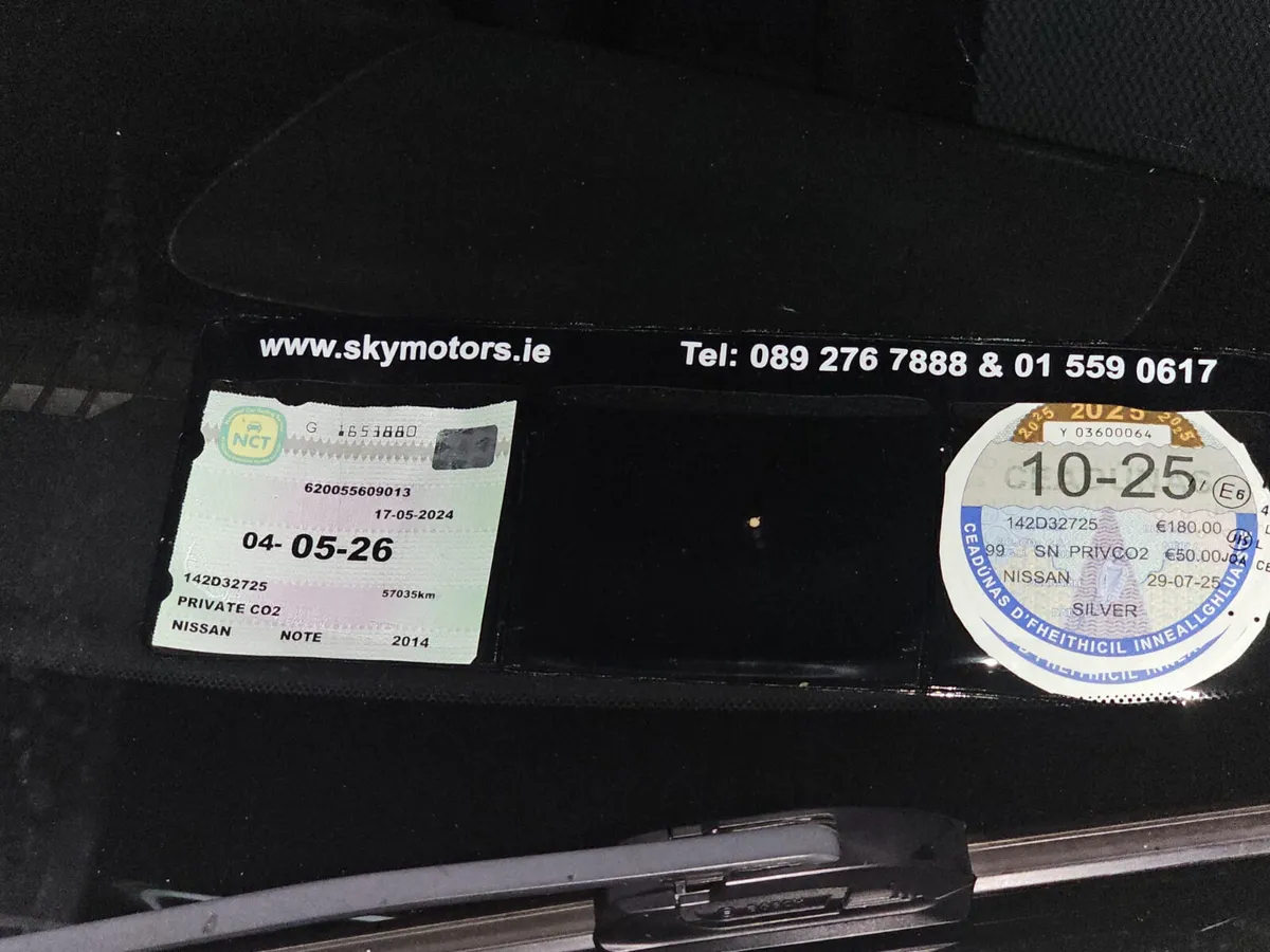 Nissan Note 2014 automatic €5990 no offers - Image 2