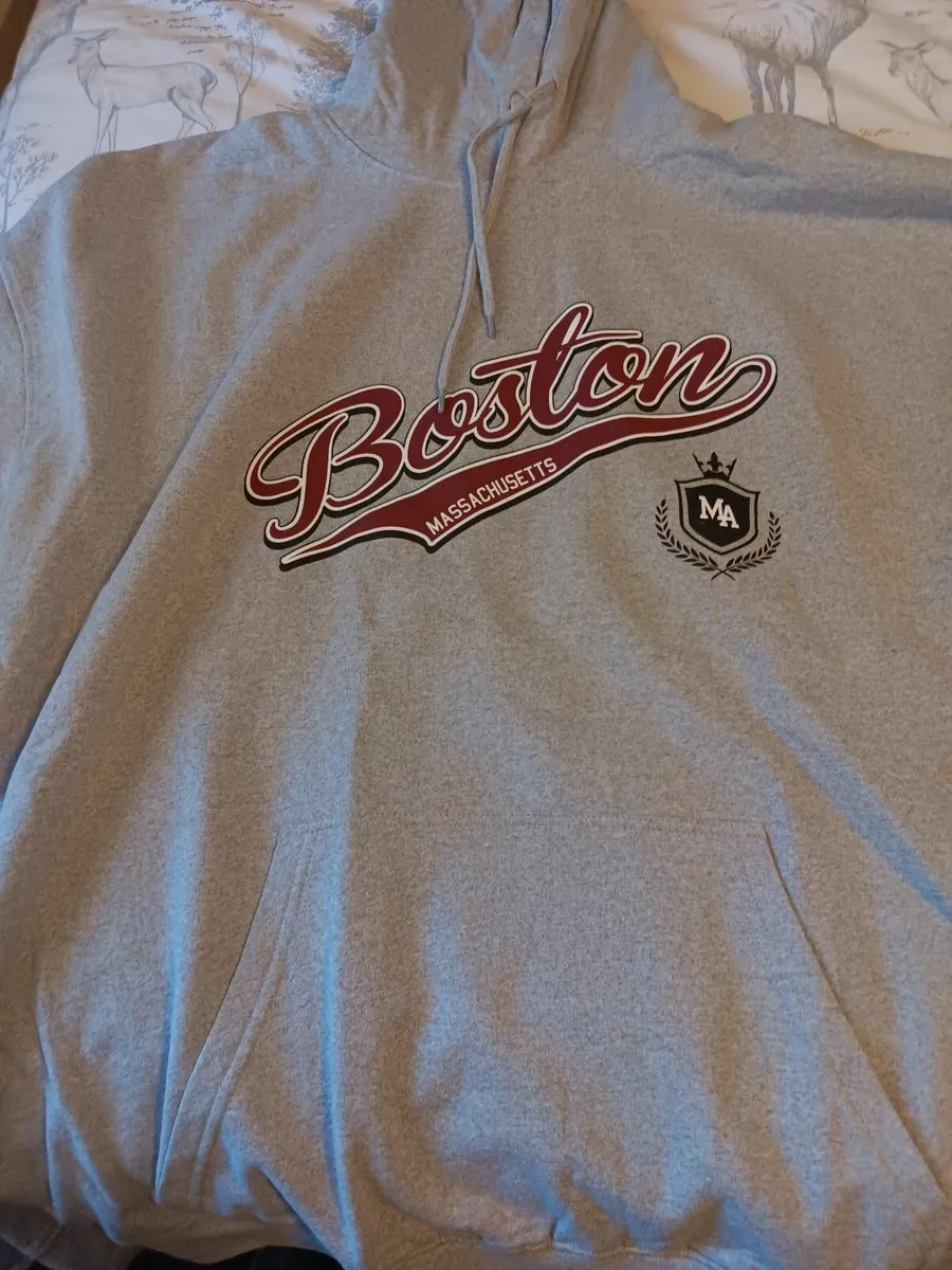 BOSTON MASSACHUSETTS  HOODIE (NEW) - Image 1