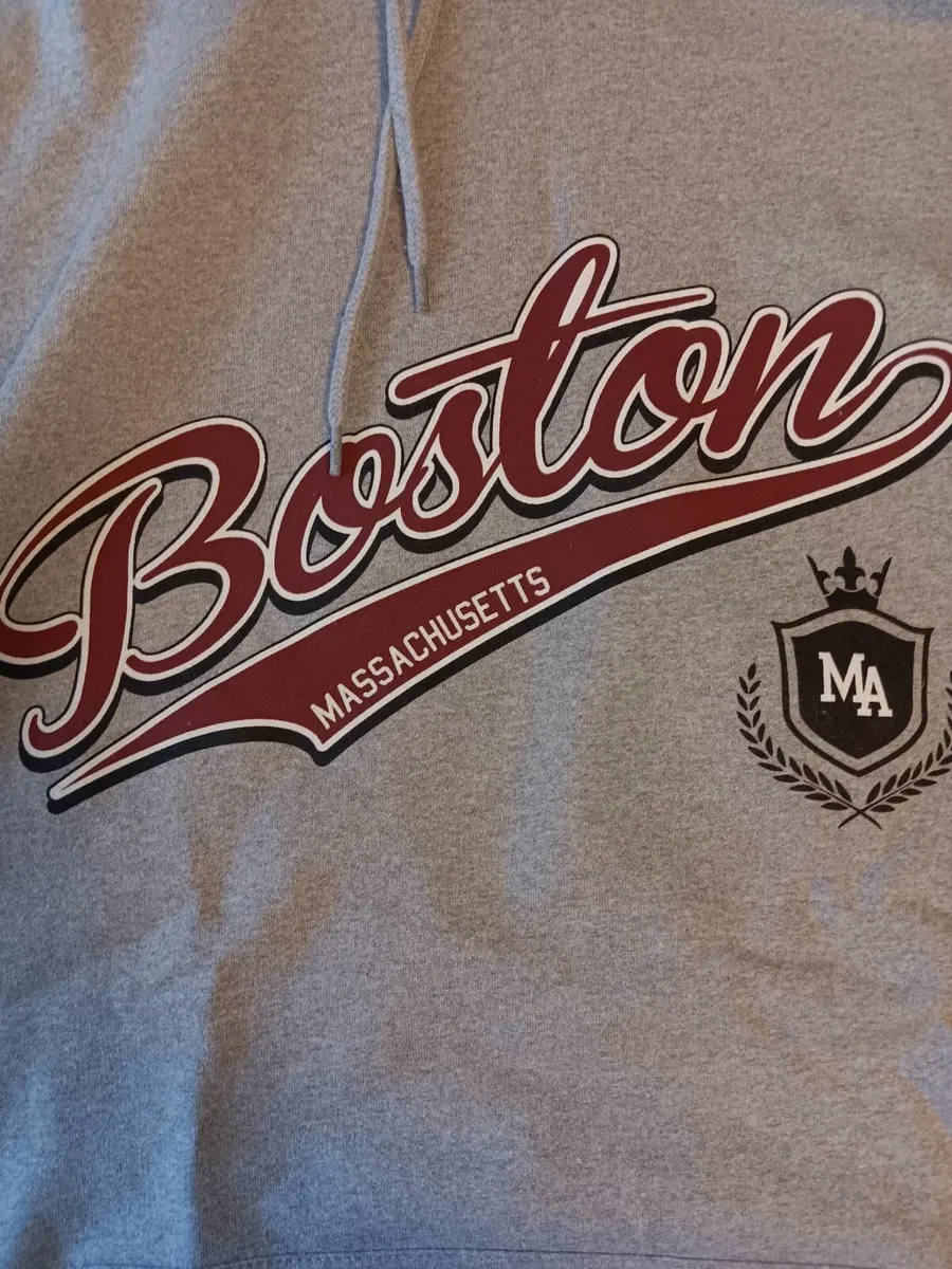 BOSTON MASSACHUSETTS  HOODIE (NEW) - Image 2