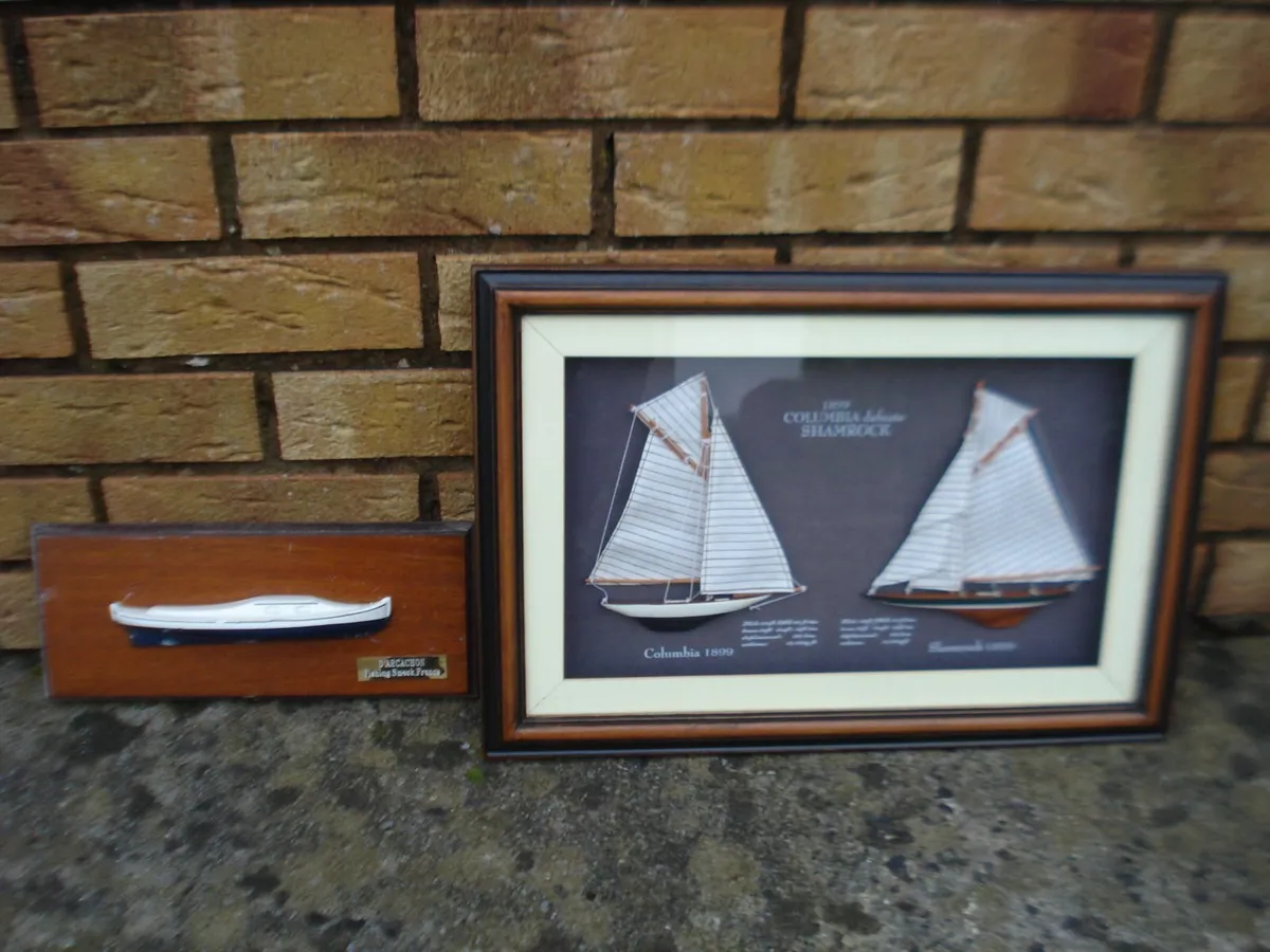 3D ART WORK YACHTS AMERICAS CUP RACES 1899. - Image 2