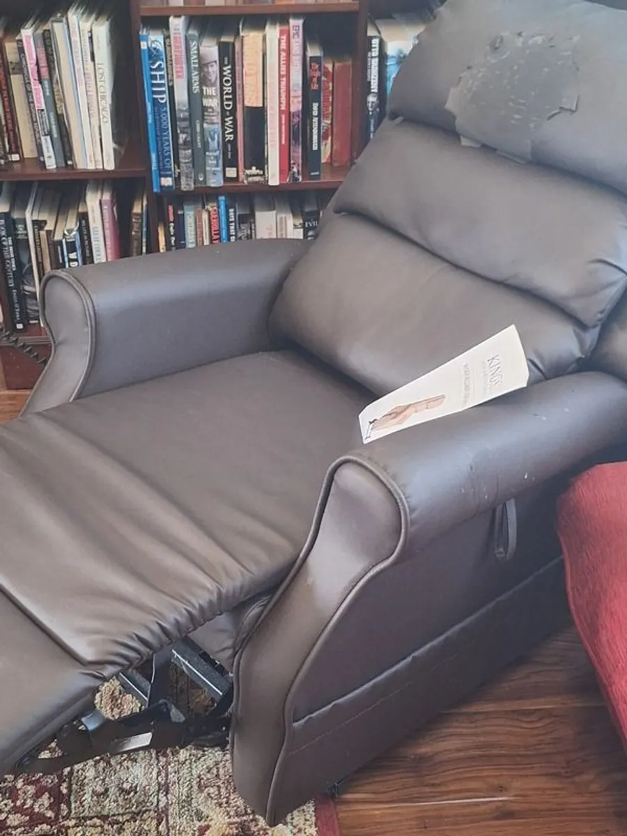 Rise and recline armchair for sale - Image 3