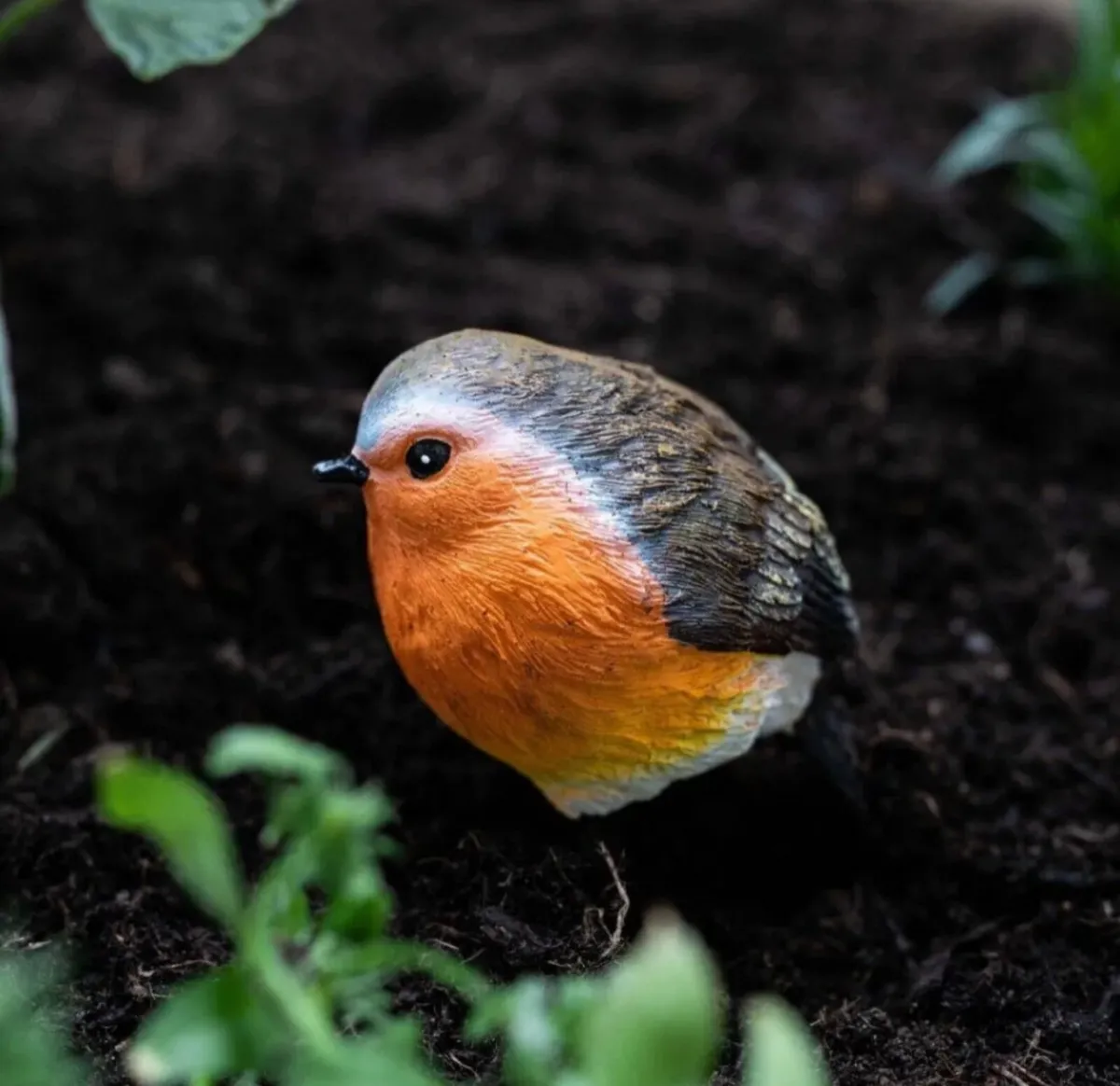2 x Robins Bird Set Garden Ornaments NEW - Image 3