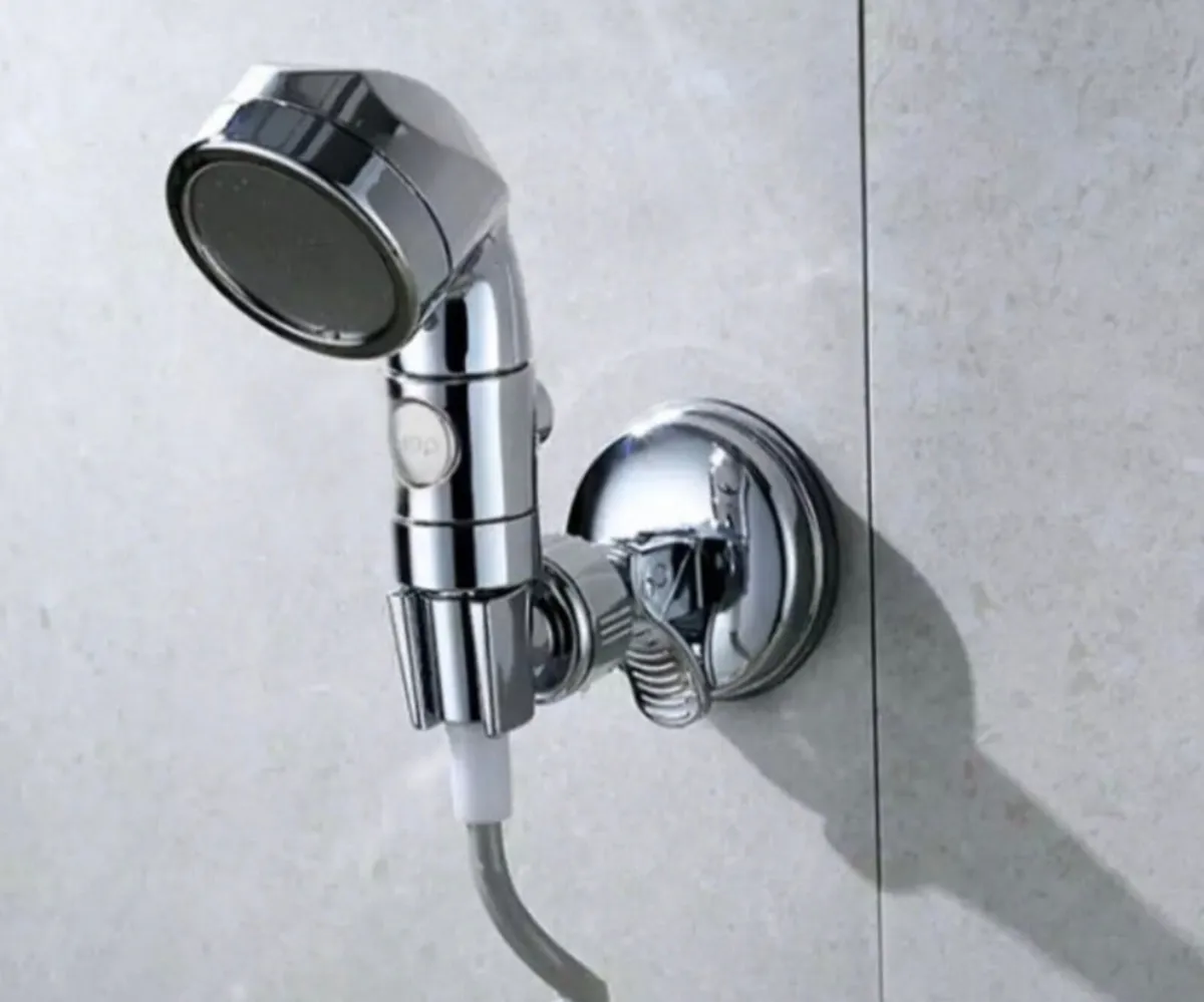 Adjustable Bracket Suction Shower Head Holder - Image 4
