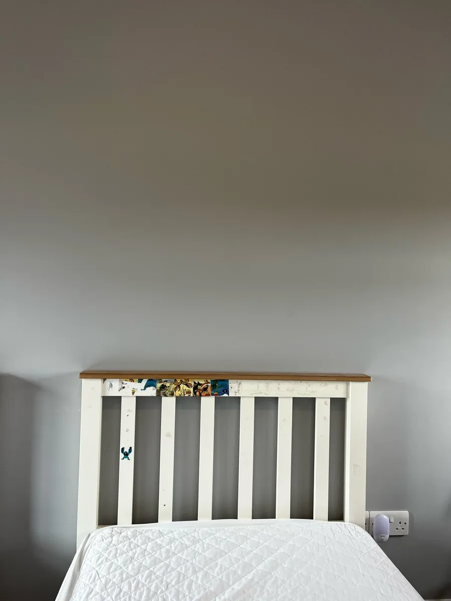 Two single beds and mattresses - Image 4