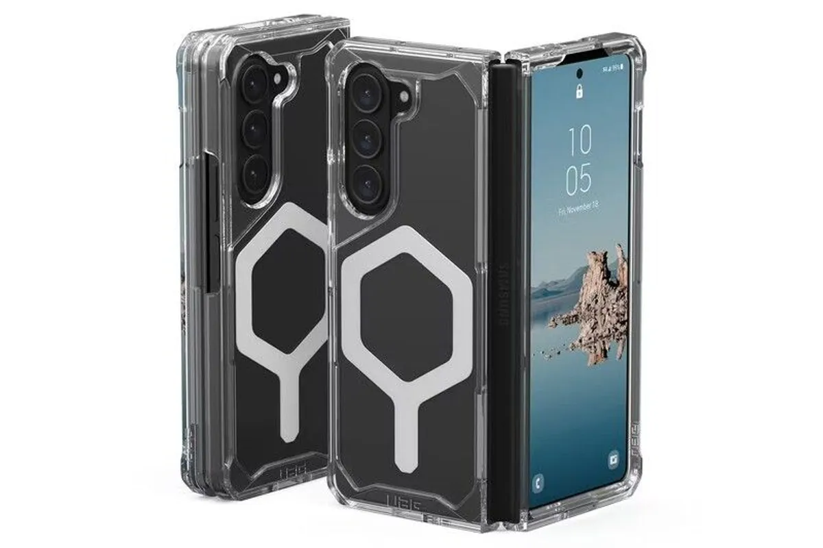UAG Pylo Pro Samsung Series Galaxy Z Fold5 (2023) Case | Ice/Silver. - Image 1