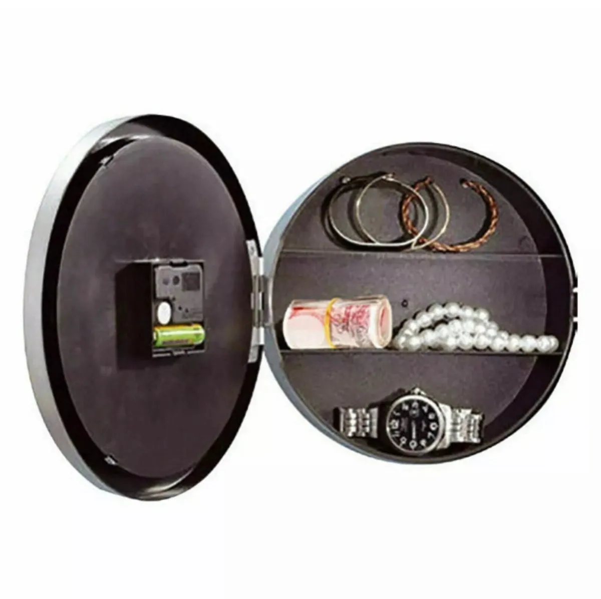 Secret Wall Clock Safe Hidden Compartment NEW - Image 2