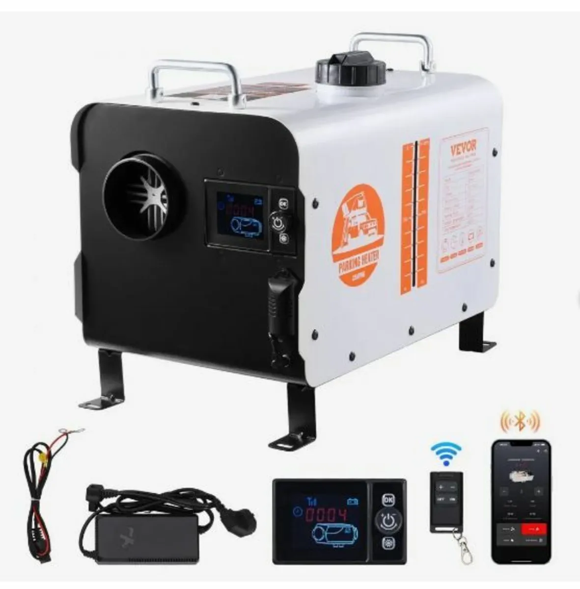 Diesel Air Heater 12V/24V 8KW Bluetooth - Image 1