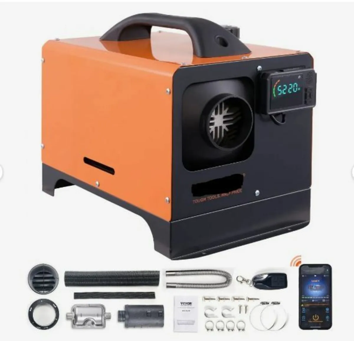 Diesel Air Heater All-in-one 12V 8KW Bluetooth - Image 1
