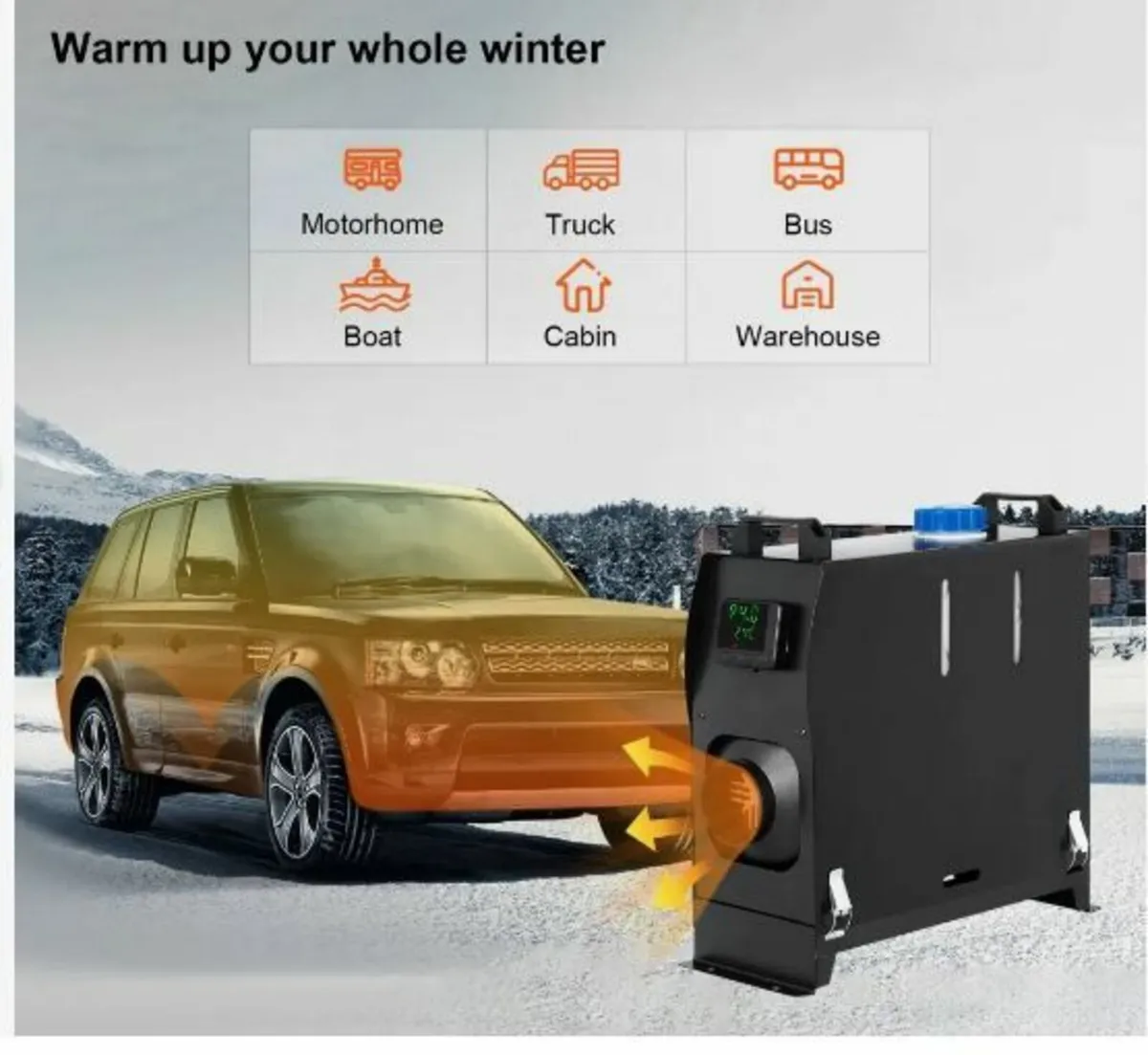 8KW Diesel Air Heater, Diesel Parking Heater - Image 2