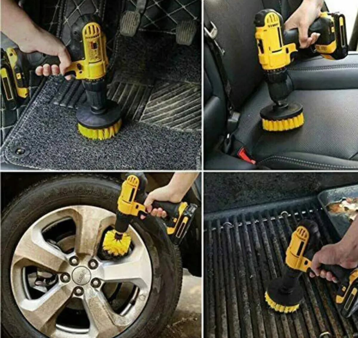 5PCS Drill Attachment Cleaning Brush Kit NEW - Image 2
