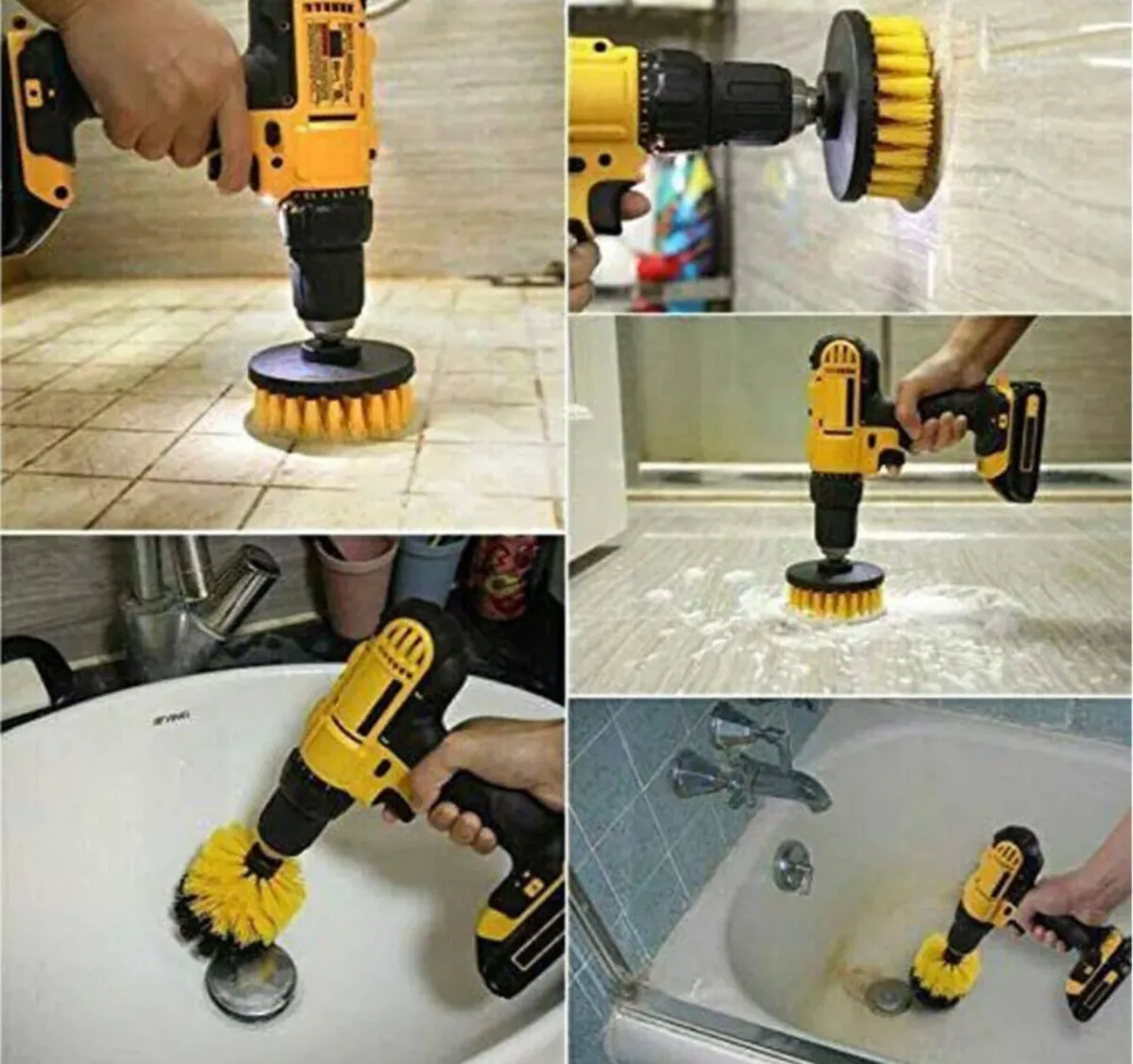 5PCS Drill Attachment Cleaning Brush Kit NEW - Image 3