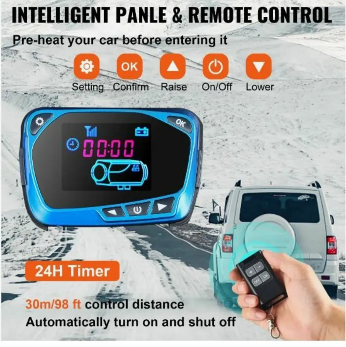 Upgraded Diesel Air Heater 8KW Parking Heater, 12V - Image 4