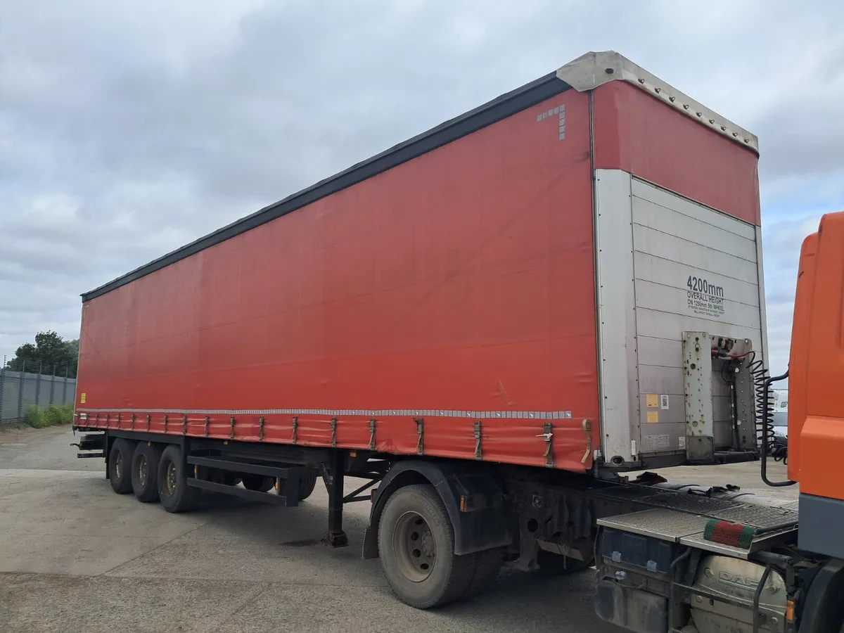 2016 Schmitz Euroliner Sliding Roof SAF Axles Drum - Image 1
