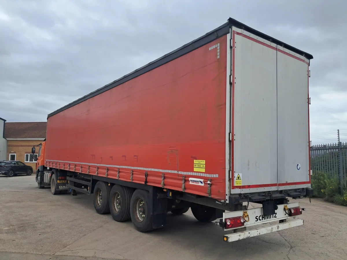 2016 Schmitz Euroliner Sliding Roof SAF Axles Drum - Image 3