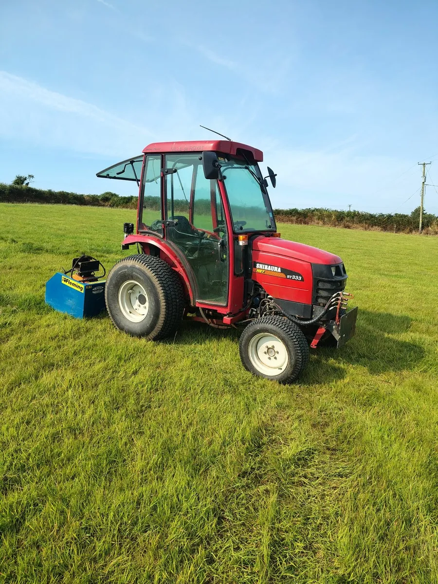 Shibaura st333 garden tractor - Image 1
