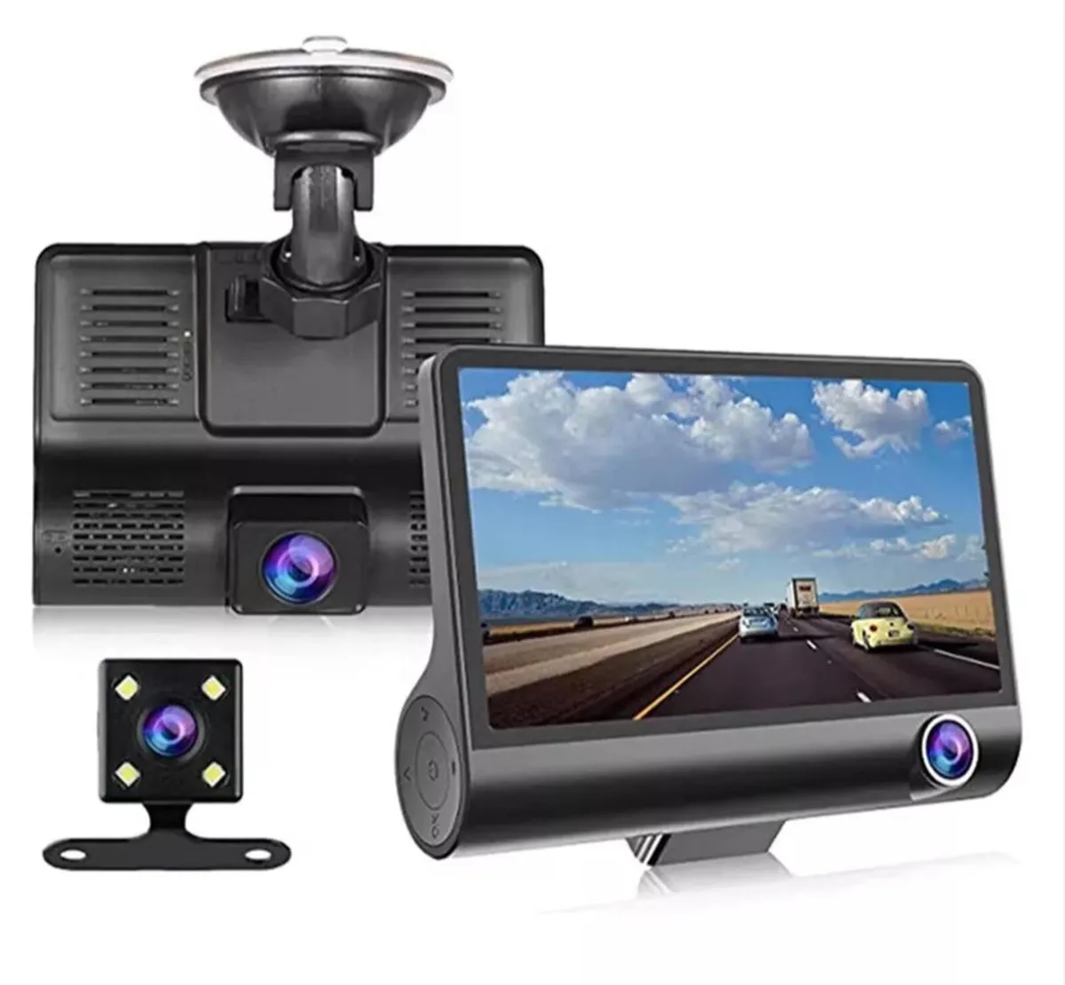 4" HD 1080P Dash Cam Camera Recorder Dual Cam - Image 4