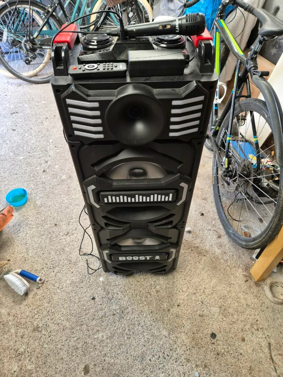 Karaoke party speaker BOOST-STUPDJ10 10" microphon - Image 3