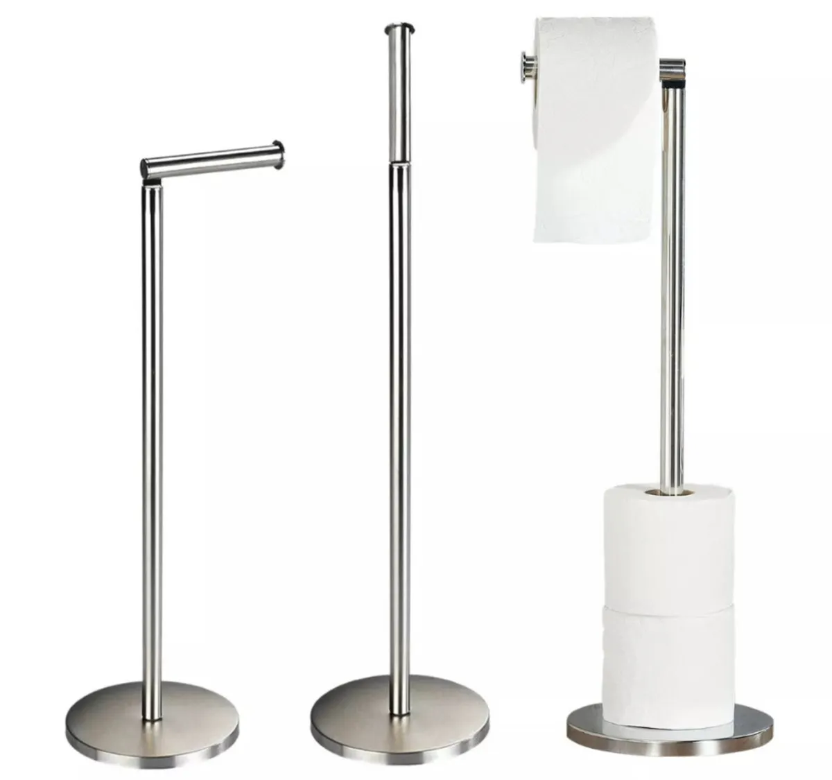 2 in 1 Bathroom Toilet Roll Holder Dispenser NEW - Image 1