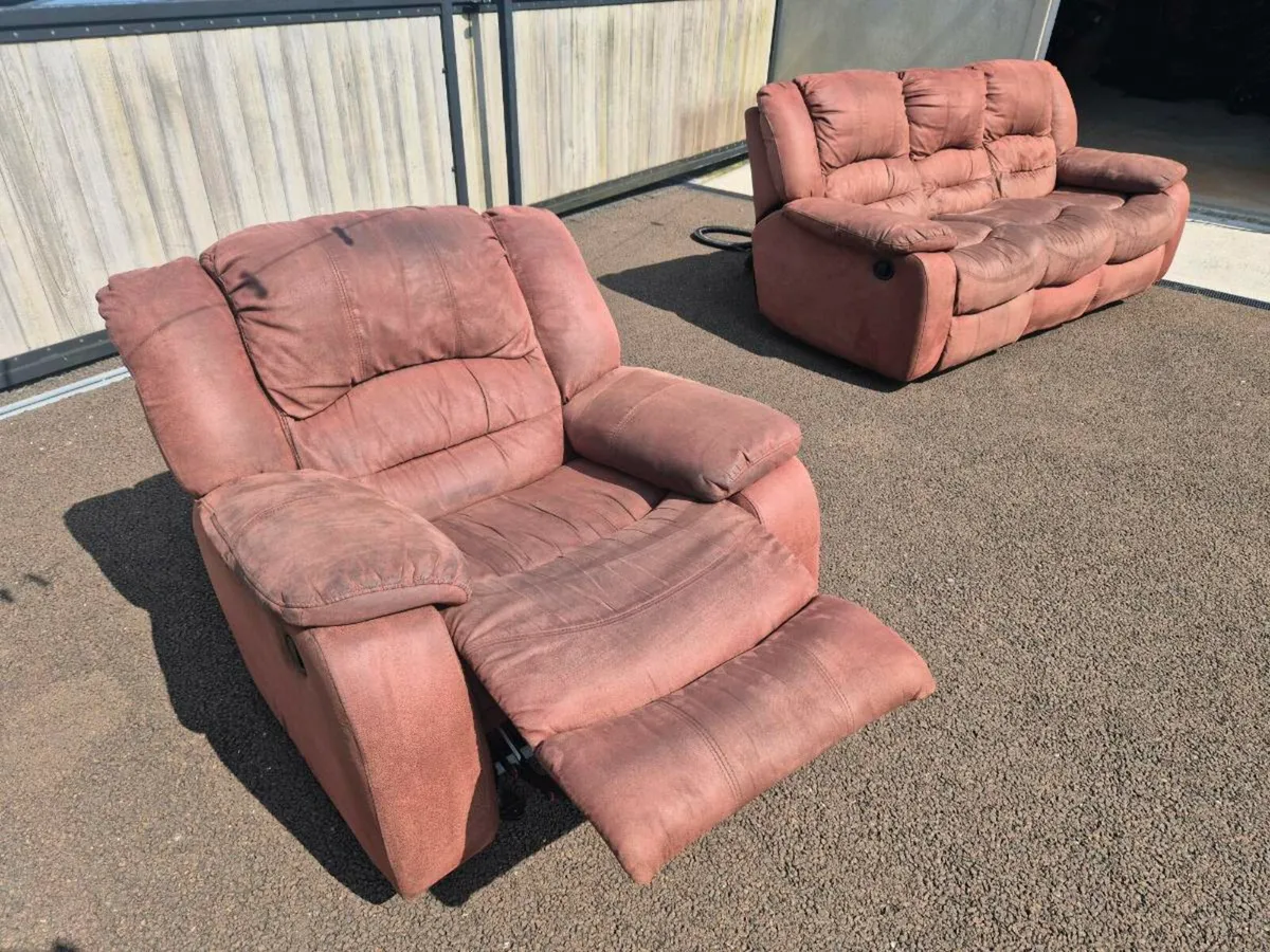 Couch 3 and 1 seater - Image 2