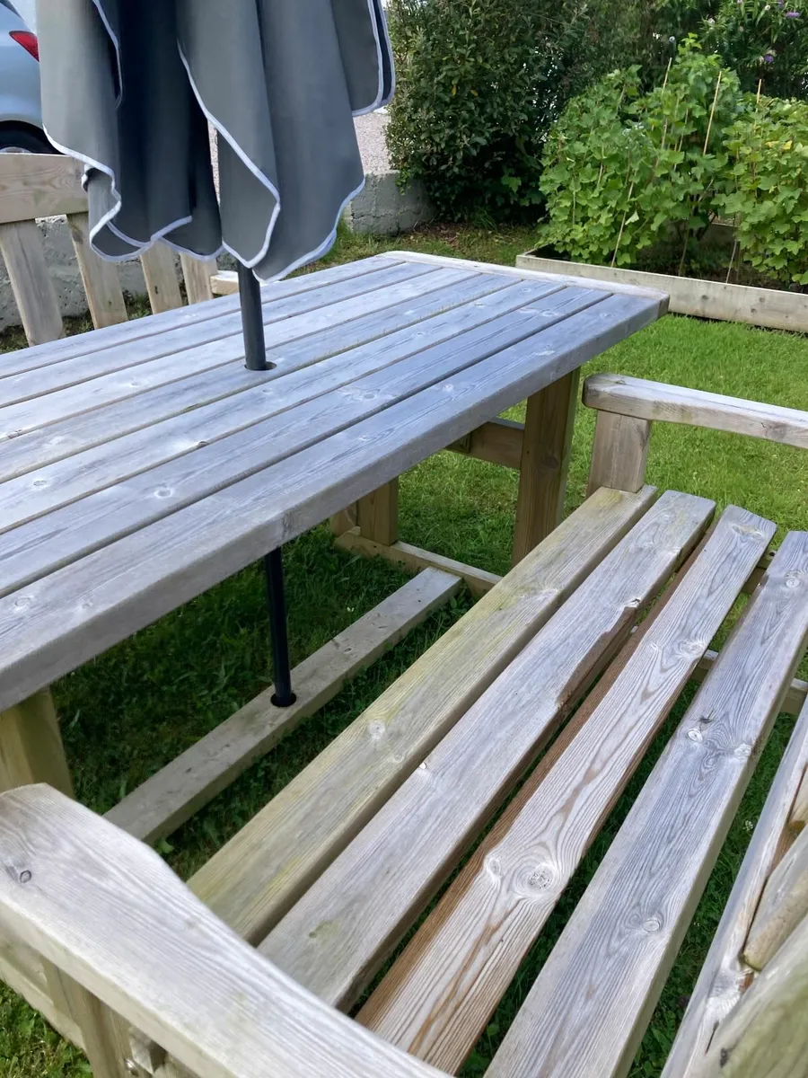 Ashford Patio Picnic Table Benches - Image 4
