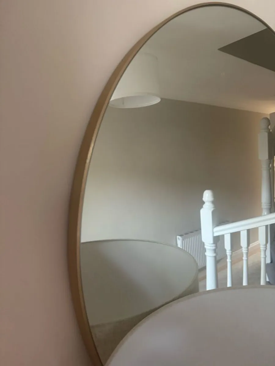Slim frame round Patsy Mirror from Habitat - Image 3
