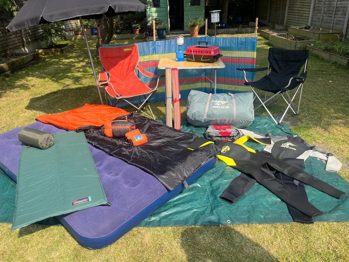 Vango Harris Air Tent & lots of Camping Equipment - Image 1