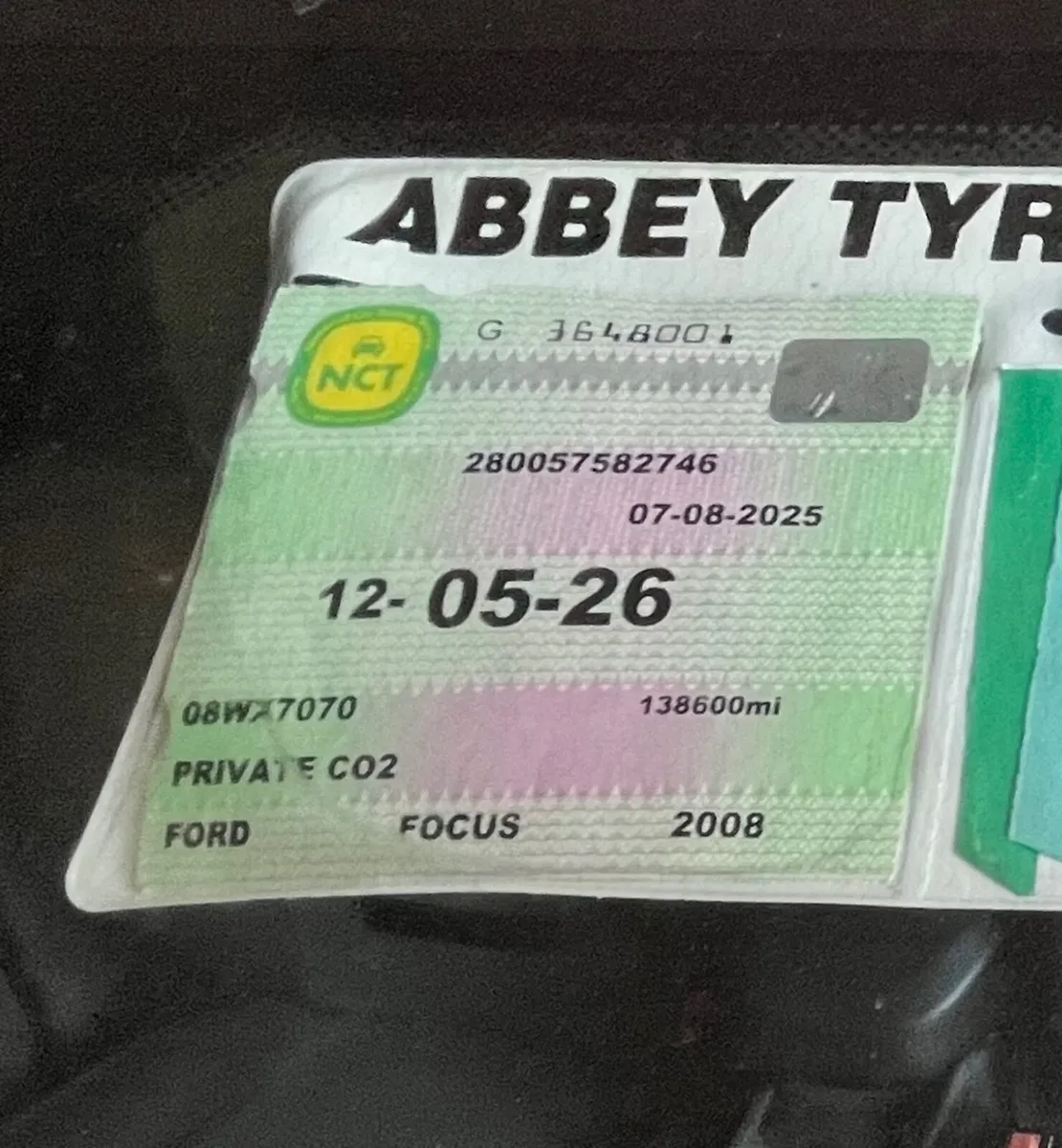 Ford Focus 1.6 Diesel – 2008 – NCT May/2026 – - Image 1