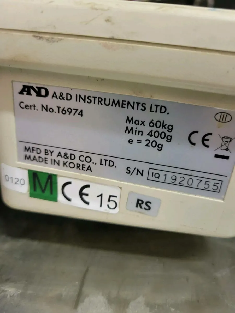 Scale Platform Scale A&D Ins. Max 60kg - Image 4