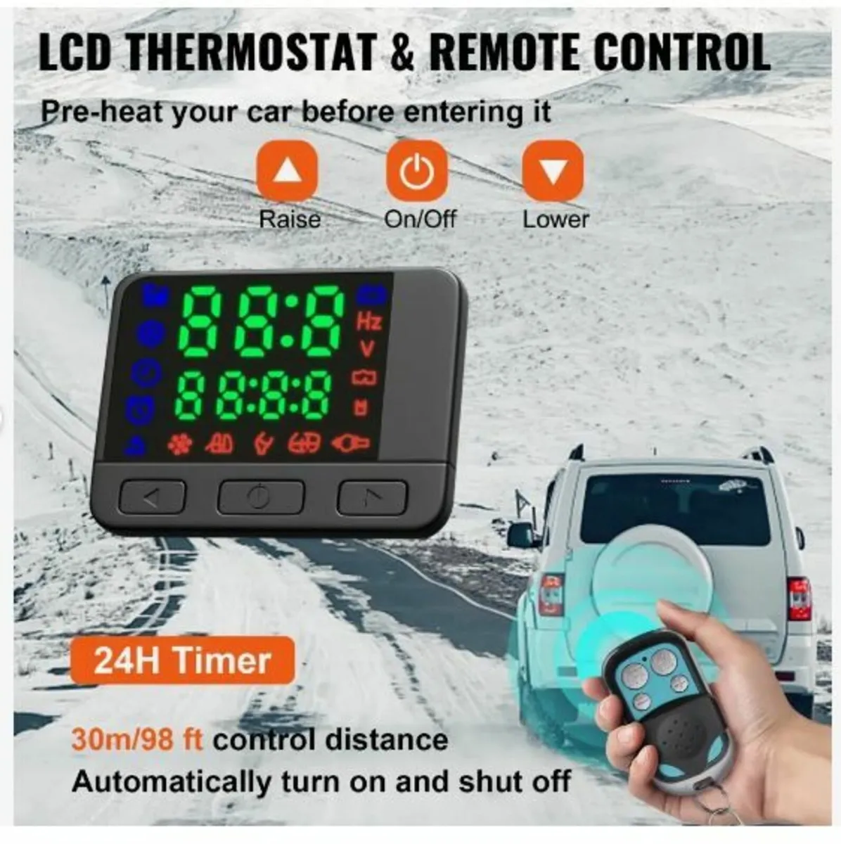 12V 2KW Diesel Air Heater for RV Motorhome - Image 4