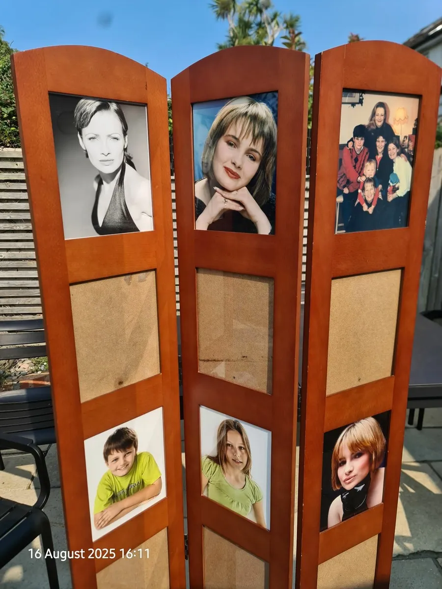 Free Standing Trifold Photo holder/Room divider - Image 2