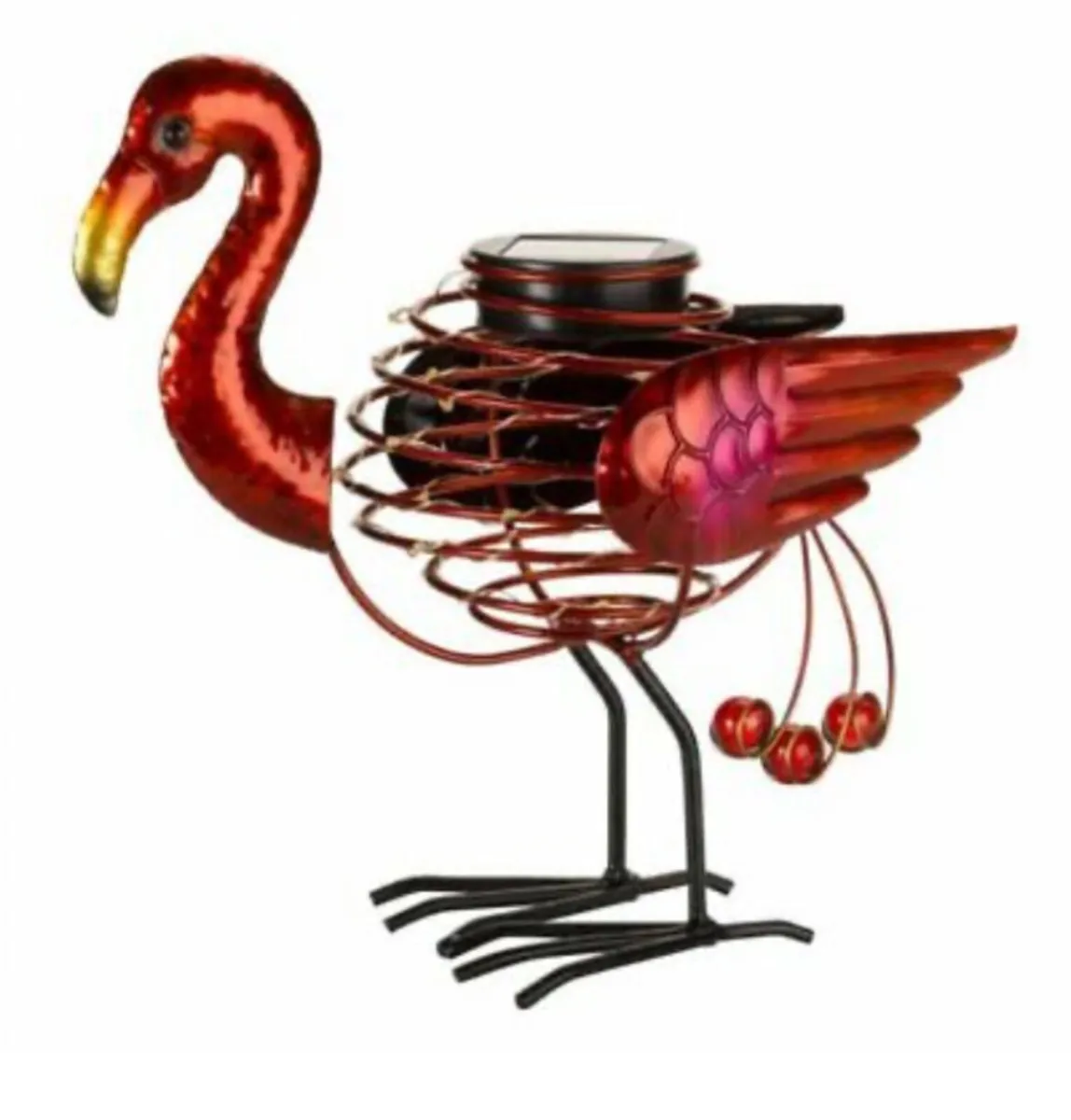 Solar Powered Flamingo Spiral Light - Image 3