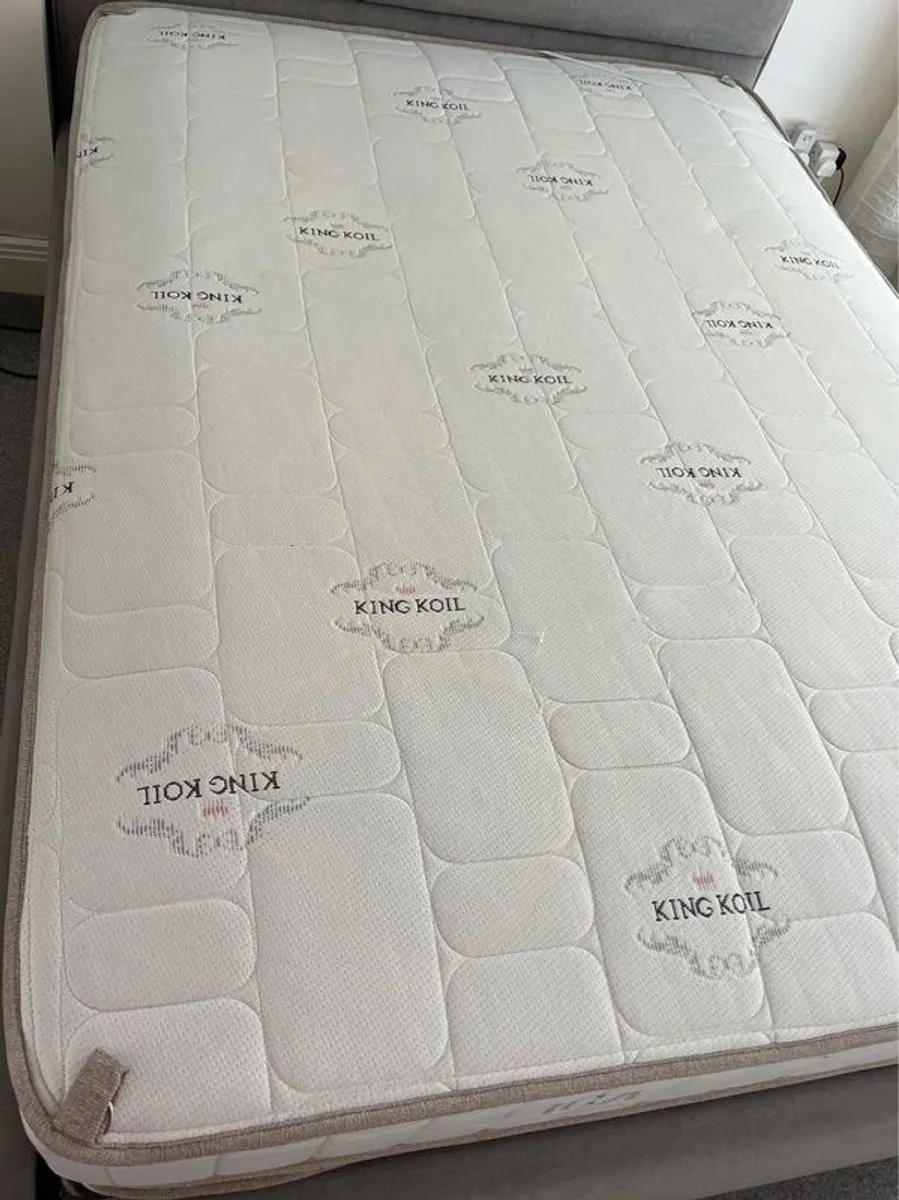 King Coil double bed mattress - Image 3