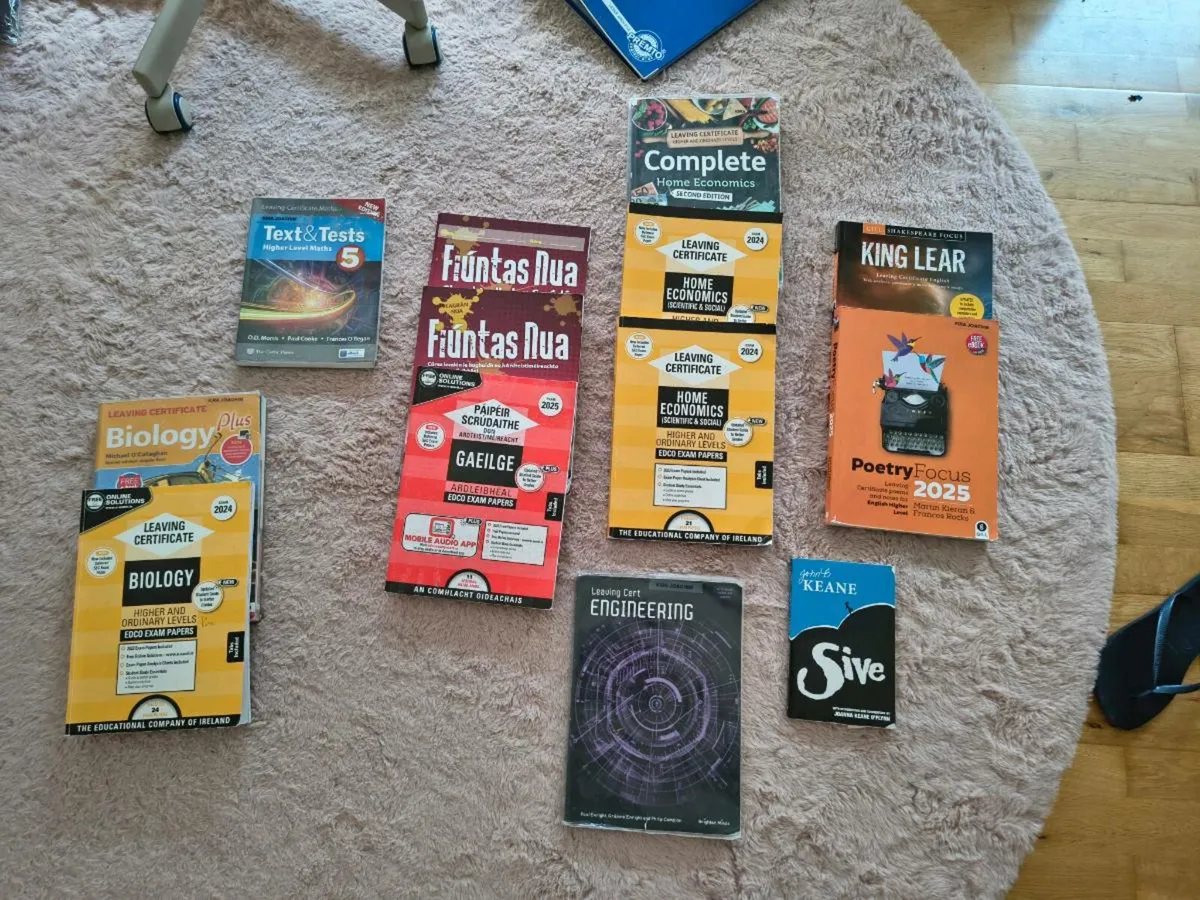 Leaving cert books - Image 1
